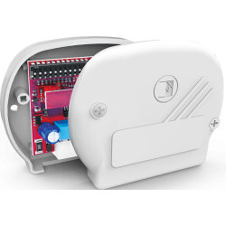 VIX 53/1 R, RECEPTOR DE RADIO EXTERNO ROLLING CODE DE 868'19 MHZ, MONOCANAL AMPLIABLE A CUATRICANAL (4317L), MEMORIA EXTRAIBLE DE 2.000 CÓDIGOS, 12/24 V AC/DC. PARA EMISORES VIX 53/4